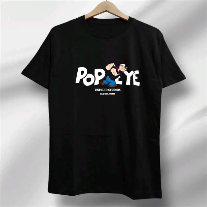 Endyboy2 Baju Kaos pria dewasa / Baju Kaos pria oblong Distro Terbaru POPAYE Kaos Distro unisex bung Keren baju  kaos semi katun 24s bajupria 4