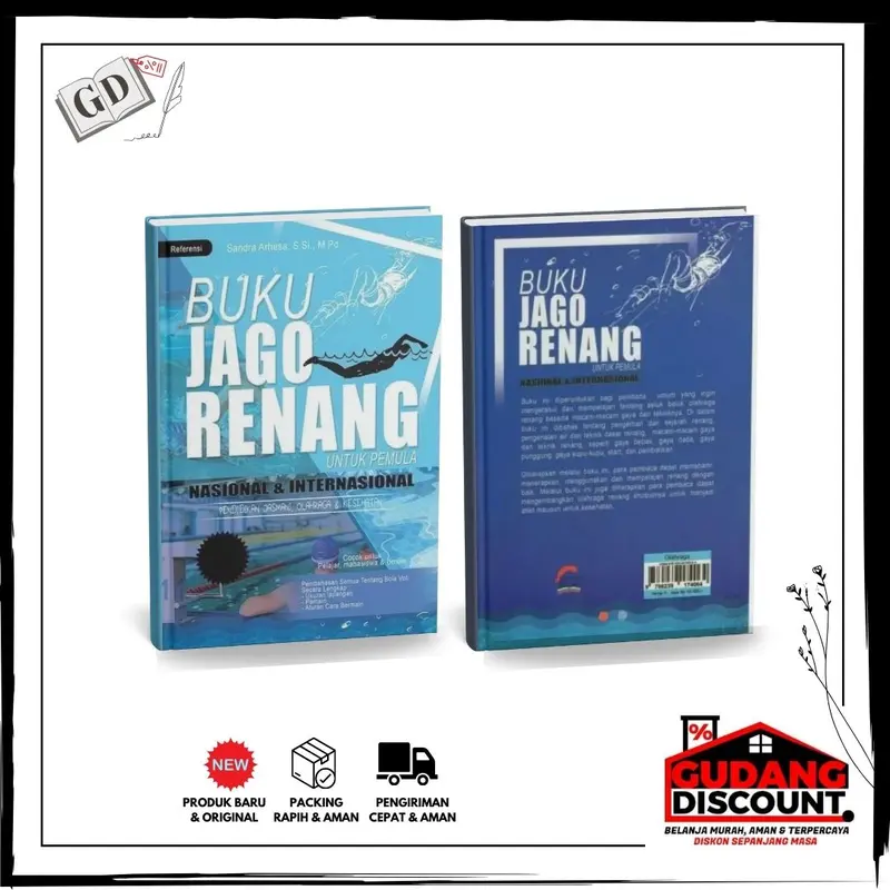 Buku Jago Renang Untuk Pemula Nasional & Internasional, Buku Pendidikan Jasmani dan Olahraga 0