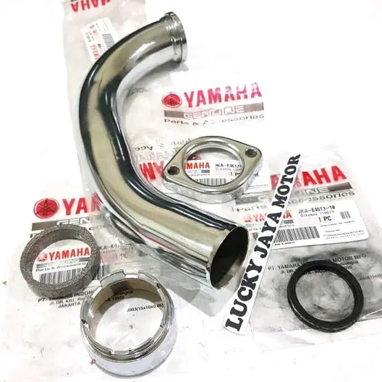 Leher knalpot plus mur ring paking komplit RX-KING ORIGINAL Motorcycle