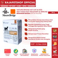 Gambar NATURE BRIDGE VET CAT & DOG WET FOOD – FAST RECOVERY & IMMUNE 190 GRAM dari Rajapetshop Official Kota Surabaya 1 Tokopedia