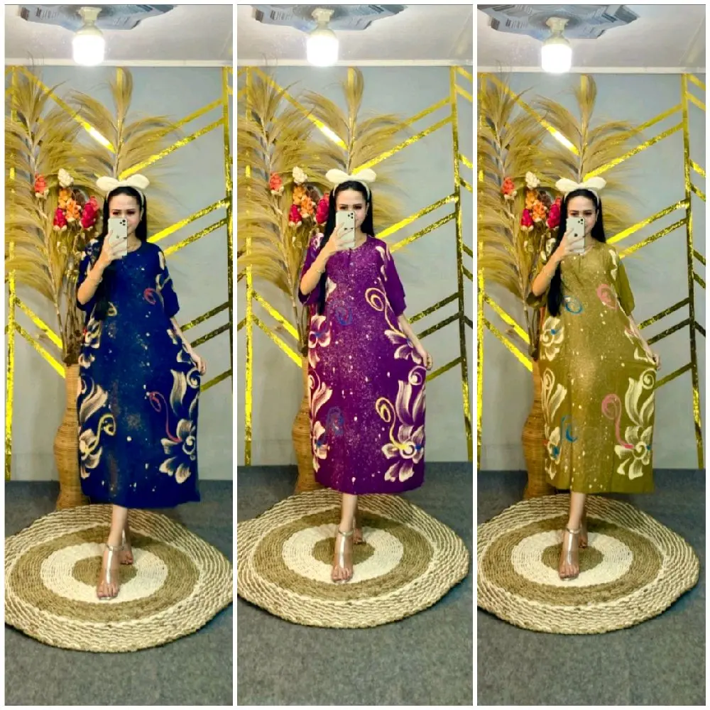 paket usaha 3 daster jumbo LD 130 cm PB 115 motif Camelia  rayon premium Busui bumil only 99 ribu