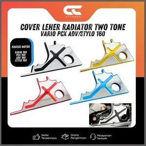 GARNISH COVER LEHER RADIATOR TWO TONE HONDA VARIO 160 PCX 160 ADV 160 STYLO 160