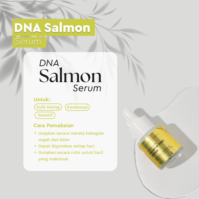 [Beuaty Lux Skin] DNA SALMON Mochi Skin Serum 20ml | Facial Serum Wajah Pencerah, Anti Aging, Mencegah Tanda Penuaan with Glutathione 5