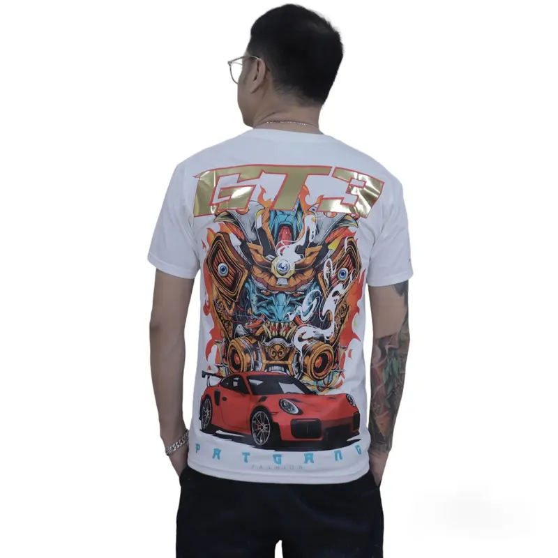 PATGANG KAOS PRIA GT3 / BAJU SABLON GT3 / KAOS PRIA VIRAL / BAJU DISTRO / BAJU COWO Combed Gold Tshirt Katun Nyaman Panjang Cantik Printing Keren Anime Cowok 8