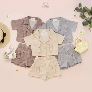 CELVEkids - Stelan Megan Set Baju Celana Anak Perempuan Korean style semiwool usia 1-8th