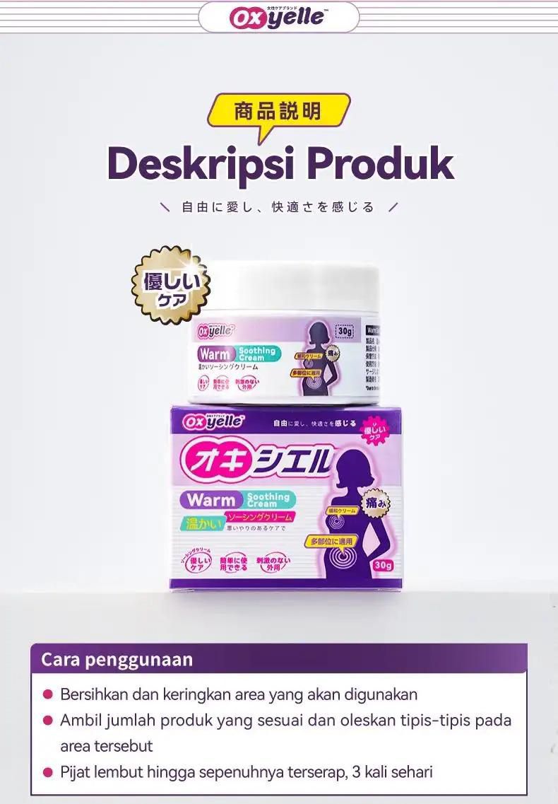 [Dijamin Original 100%]Oxyelle Gel Hangat Herbal yang Lembut & Nyaman – Perawatan Harian - 1PCS