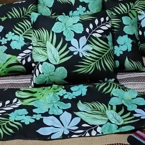 SARUNG BANTAL1 PAKET ISI (SARBAN 5 + TAPLAK MEJA 1) RUANG TAMU MINIMALIS Katun Sofa