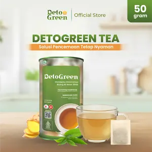 [ASLI] Teh Hijau Detogreen Bantu Jaga Kesehatan Usus Secara Alami isi 20 kantung Bisa Cod