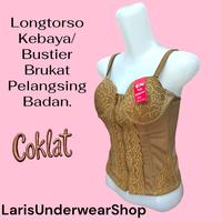 Gambar Longtorso/Bustier G. Nick SB002 Premium ( Dalaman kebaya Peramping Badan ) - Hitam, 34B/75 dari LarisUnderwearShop Kab. Bandung 2 Tokopedia