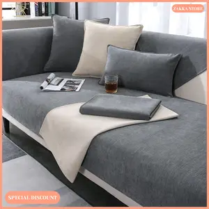 Zakka Store COD Cover Sofa / Sarung Sofa 1-4 Seater / Sarung Sofa Cover Ruang Tamu / Sarung Sofa Chenille KUALITAS PREMIUM