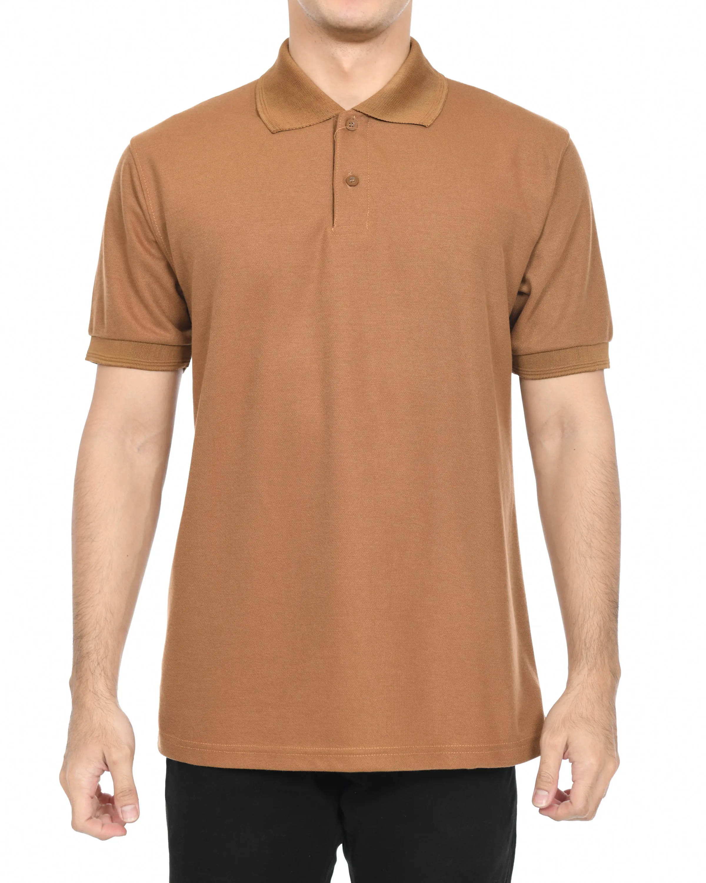 Polo Distro-Kaos kerah pria Polos Bahan pique-kaus polo Warna Coklat sedang Tersedia size M-L-XL-XXL  Pendek  Dewasa