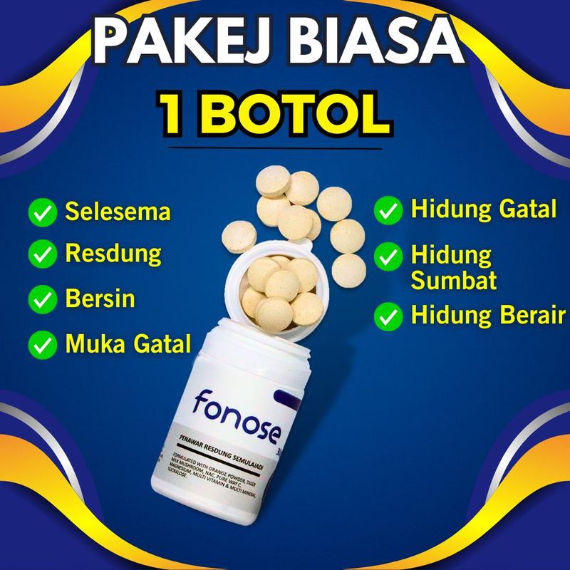 [1 BOTOL] FONOSE PAKEJ BIASA : TABLET CENDAWAN SUSU HARIMAU UNTUK ...