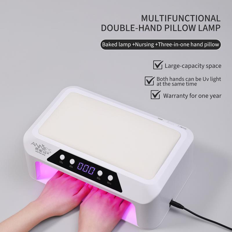  【Khuyến mãi 【Giảm ngay 10% Đèn Hồng Đèn Gối Cầm Tay Đa Năng Công Suất Cao Đèn Móng Tay Nhanh Khô Gel Sơn Móng Tay Đèn Nướng Không Làm Đen Tay Được Thiết Kế Cho Các Cửa Hàng Làm Móng 