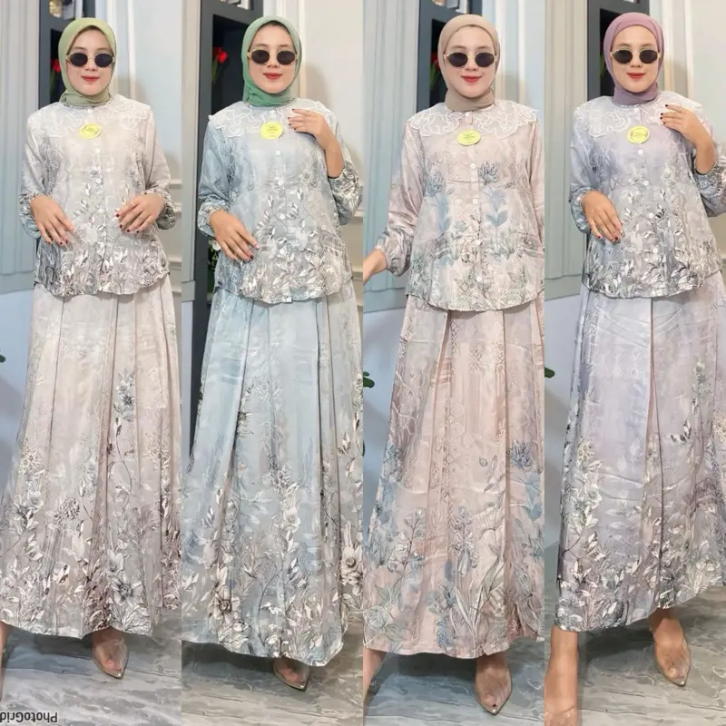 One set rok wanita jaguar  premium motif mewah