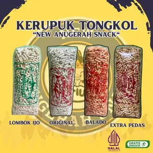 KERUPUK TONGKOL "NEW ANUGERAH SNACK" Aneka Rasa Netto = 1KG/500GR
