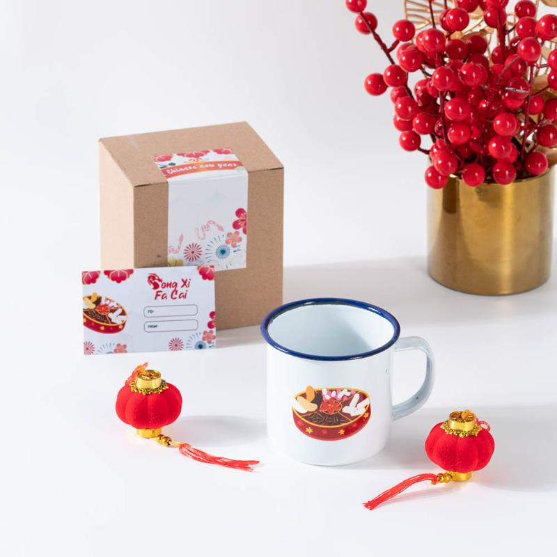 Hampers Imlek / Chinse New Year CNY/ Parcel Mug Enamel 5