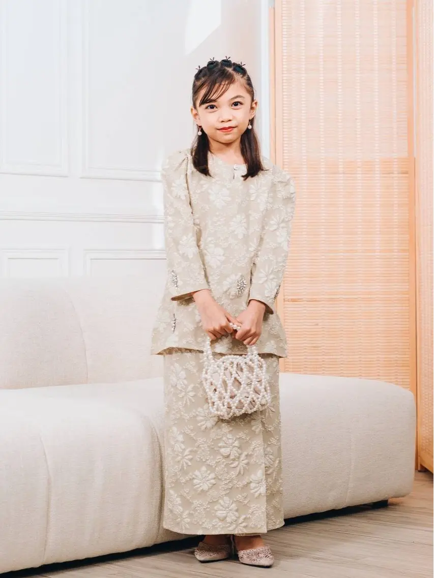 Eid24 - Eliza Brocade Kurung (Kids)