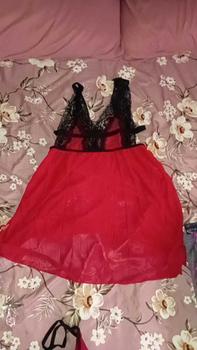 Product Review of ZzzStyle Lingerie Baju Tidur V-neck Gaun Renda Malam Pakaian Tidur Wanita Tanpa Lengan  1052 from s**. 0