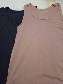 Product Review of PROMO 3PCS TANKTOP TALI LEBAR BAHAN KAOS/ADEM/TIDAK NERAWANG/ELASTIS Wanita Hitam from a**a 1