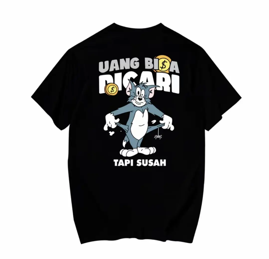 T-shirt Uang Bisa Dicari Tapi Susah / Unisex / Lembut Nyaman Soft Surfing
