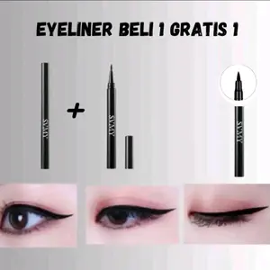 EYELINER 950 / PENSIL LIQUID EYELINER WATERPROOF BELI 1 GRATIS 1