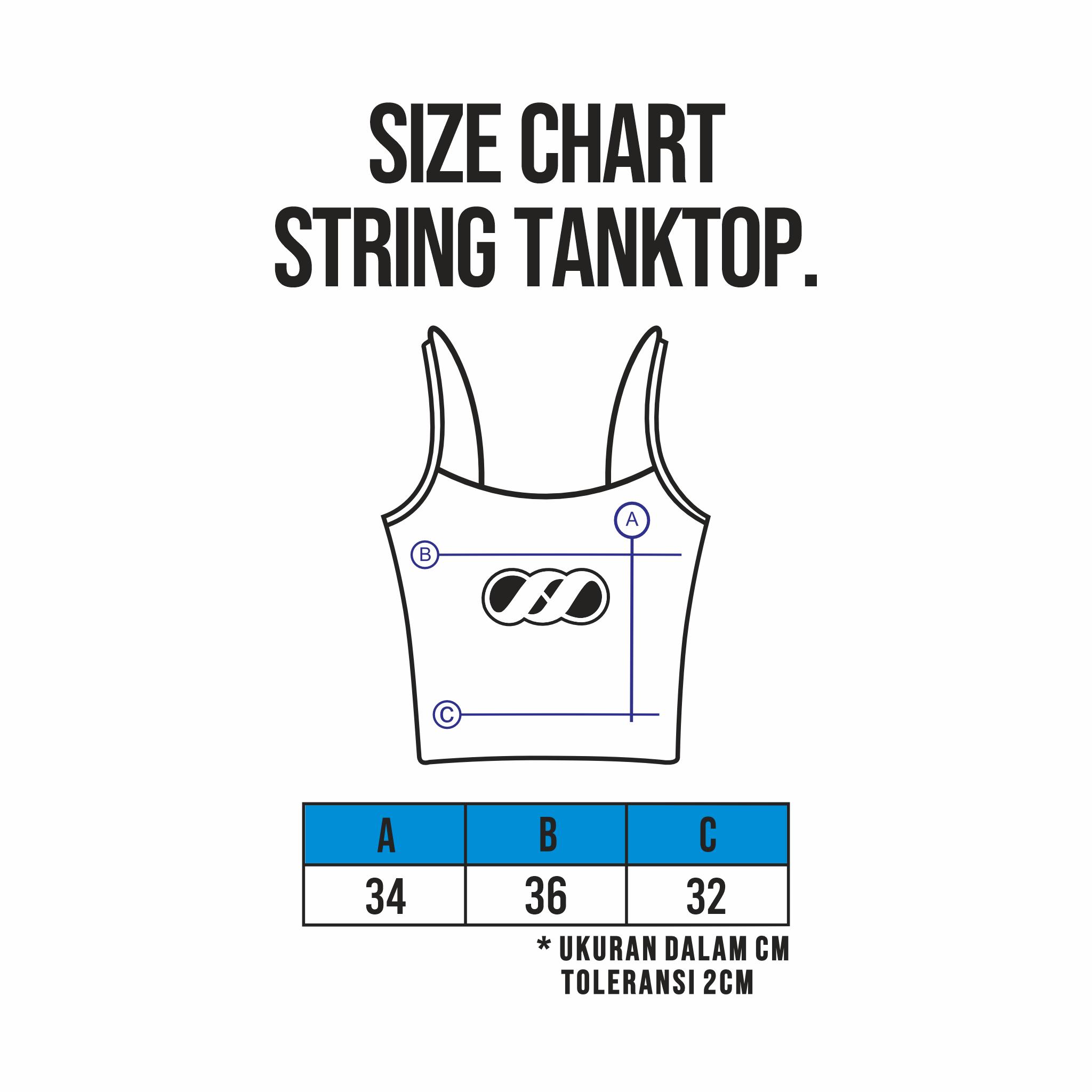 Daily String Tanktop - Baju Tanktop Tali Crop Top Cewek Y2K Spain Warna Kuning dengan Desain Bendera Spanyol Bahan Knit Rib Cotton Nyaman dan Stylish