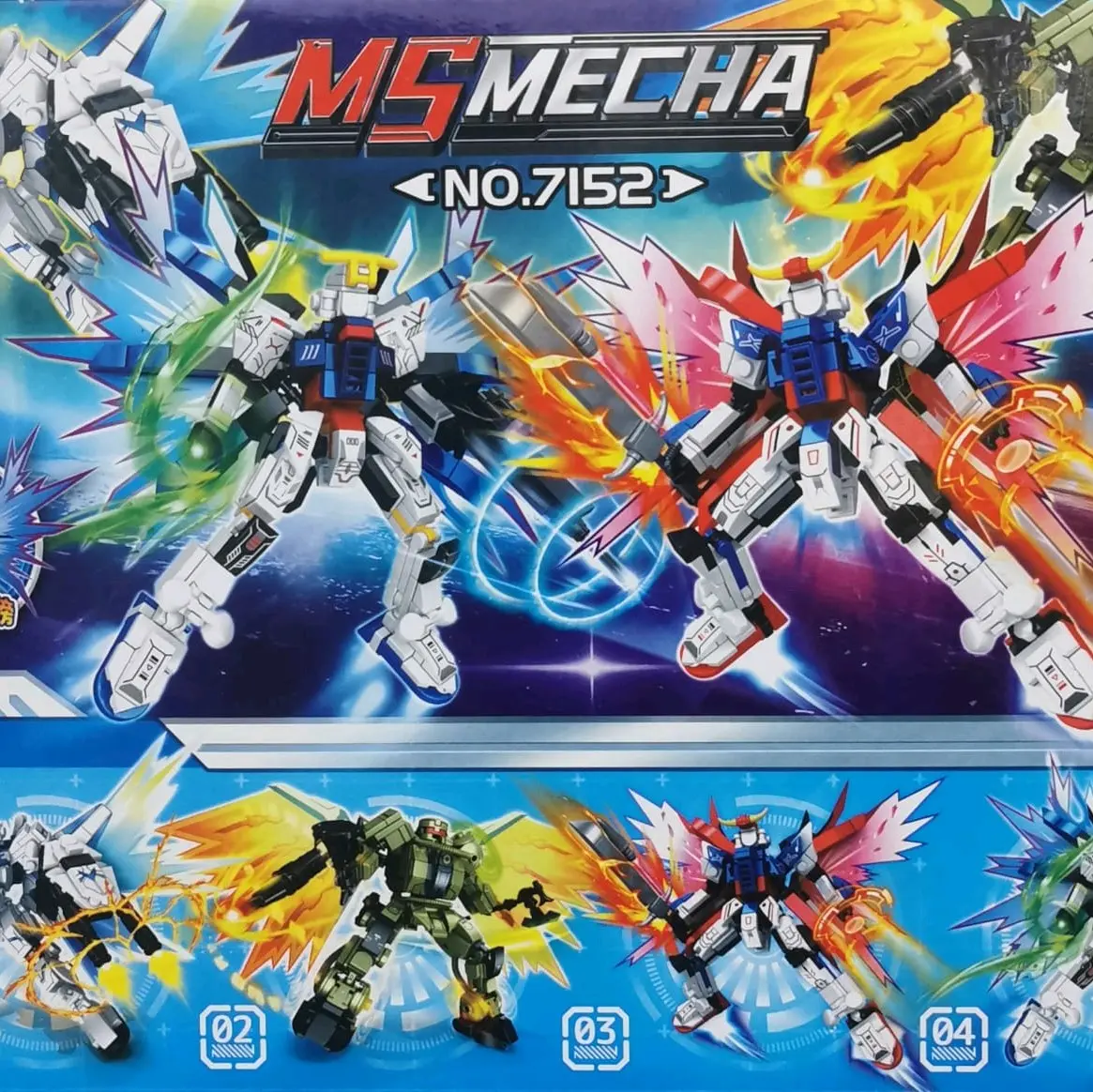 gundam mainan balok susun mainan balok rakitan gundam robot