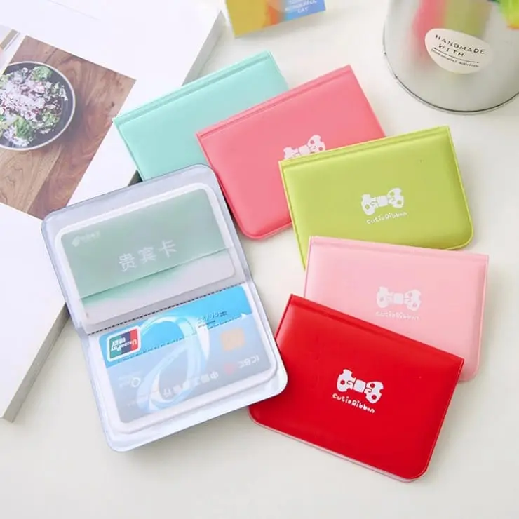 [COD] Dompet Kartu Kulit 12 Slot Card Holder Dompet Wanita 0