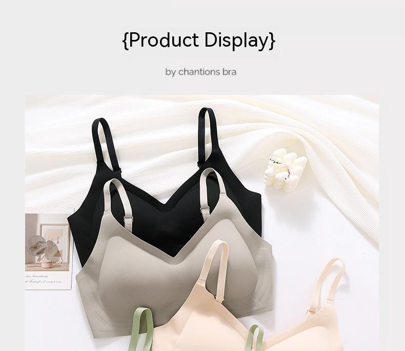 Product Introduction of Expansion cartoon breasts small breasts show large comfortable non-marking underwear female thickened cup pads breathable non-steel ring gathered bra 15