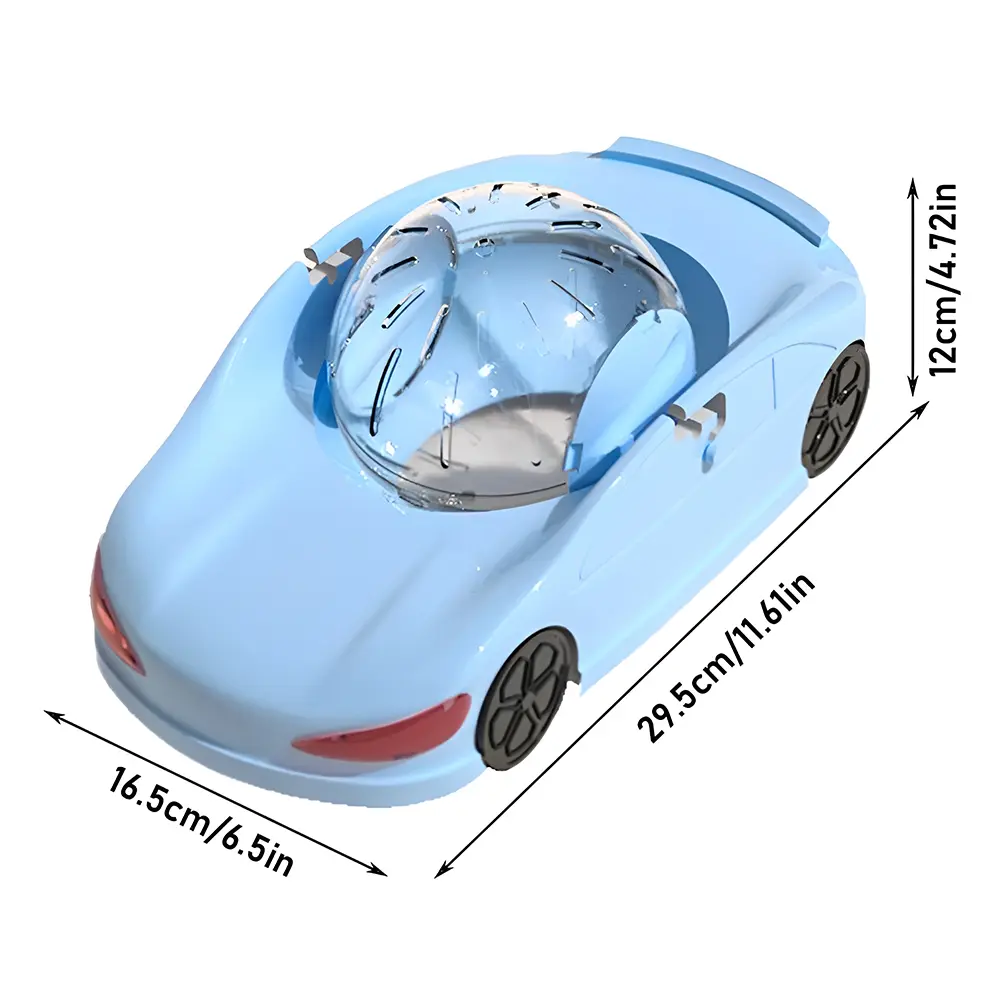 Hamster Running Ball Improve Muscle Strength Funny Small Pet Transparent Ball Fitness Wheel Toy Vehicle for Hamsters Gerbils