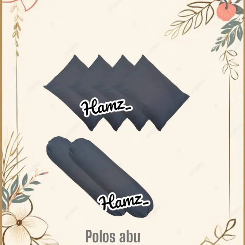 sarung bantal polos dan embos premium isi 6pc 4 sarung bantal 2 sarung guling sarung bantal motif dewasa uk45x60 2