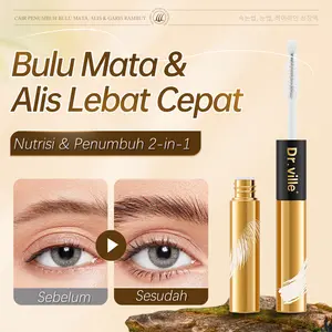 Dr.ville Serum Penumbuh Bulu Mata & Alis - Solusi Bulu Mata Pendek & Tipis Nutrisi Alami Cepat Panjang Lebat 6ml