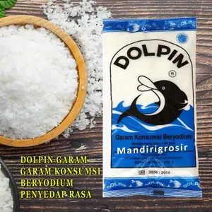 Garam Konsumai Beryodium * Garam Dolphin * Garam Penyedap Rasa * 500gr