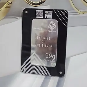 MINIGOLD SILVERIUM 99gram FINE SILVER 99.9 ORI SERTIFIKASI