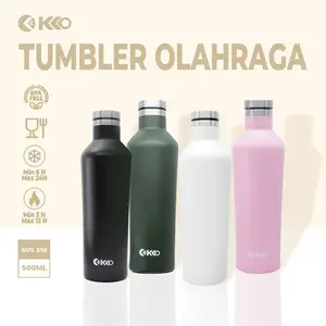KKO KC01 - Botol Minum Tumbler Stainless Steel 500ML Double Insulated Tahan Panas dan Dingin BPA FREE KC01