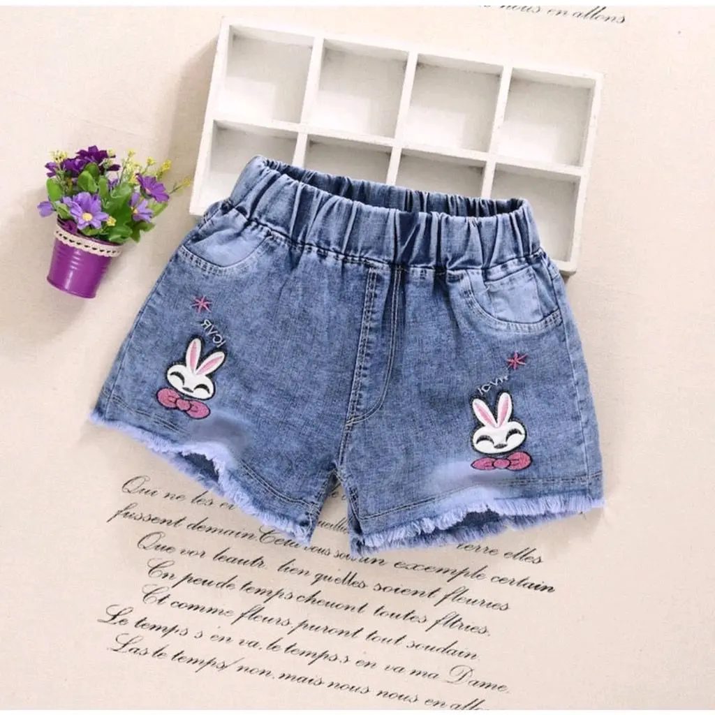 Celana Jeans Pendek Anak Perempuan Usia 1-5 tahun Hot Pants Anak Nyaman