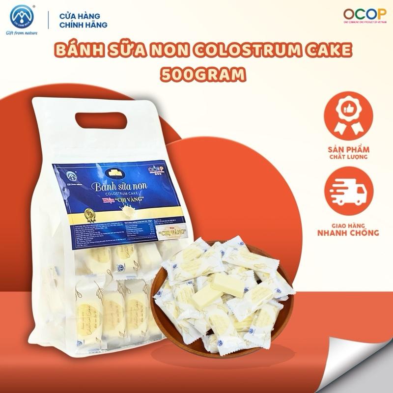Bánh sữa non colostrum cake ba vì túi 500g SỮA CHỊ VÀNG OFFICIAL Ăn Vặt Food