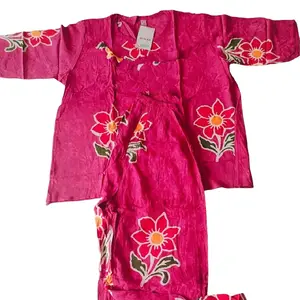 CP DEWASA SUNAN JAWA TANGAN 3/4 Baju Setelan Celana Panjang