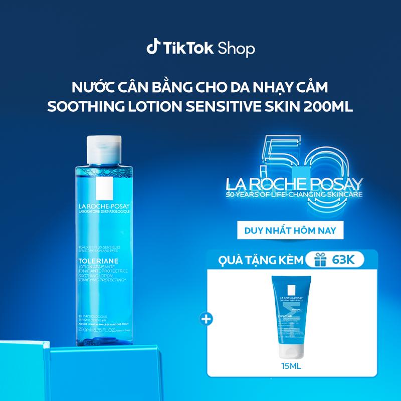[Livestream] Nước cân bằng giúp làm dịu dành cho da nhạy cảm La Roche-Posay Lotion Sensitive Skin 200ml