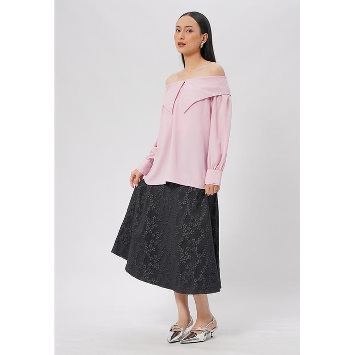 Gambar Executive Puff Sleeves Off Shoulder Blouse 5-BLWFEM224L008 Pink - S dari Executive Indonesia Kota Bekasi Tokopedia