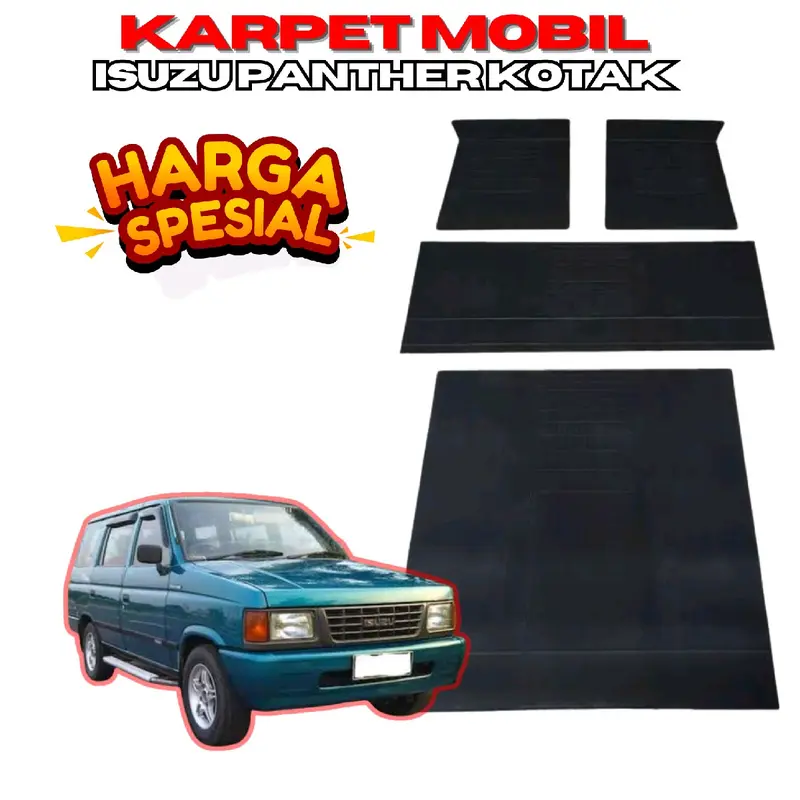 karpet mobil Isuzu panther lama kotak Fullset alas kaki Car panther lama kotak kabin Karet 0