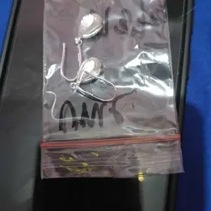 AGIAO Anting Kait Perak Mutiara Pistachio Desain Fashion Untuk Wanita