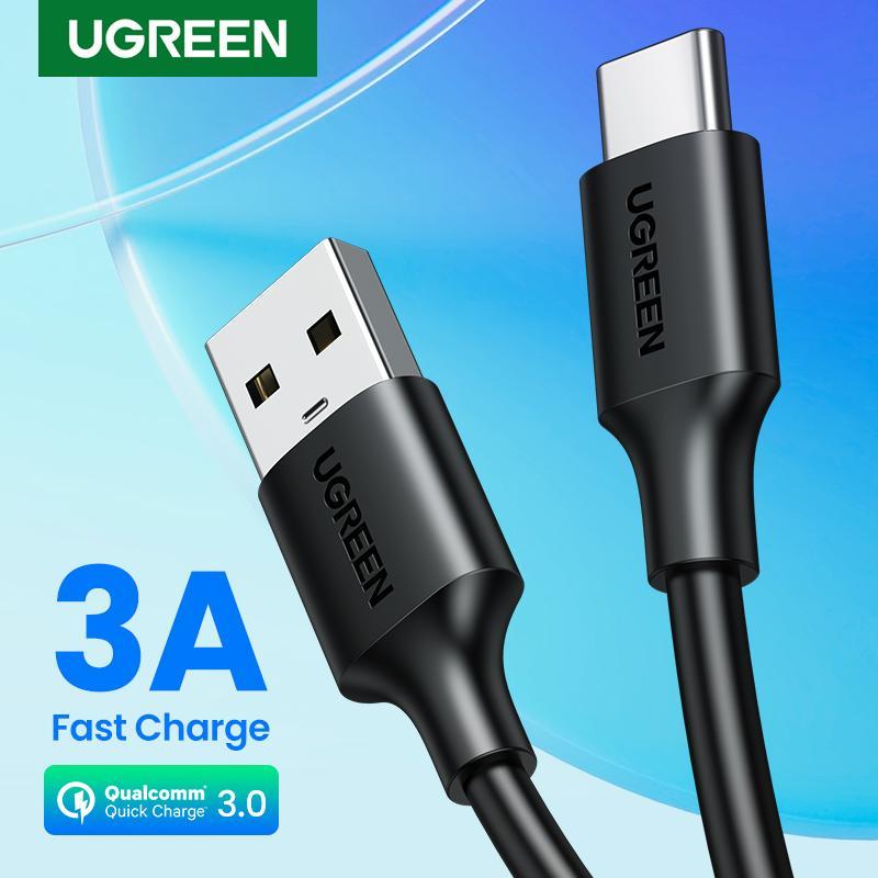 UGREEN Cáp loại C, dài 1 mét, 3A,Cable SKU: 60116
