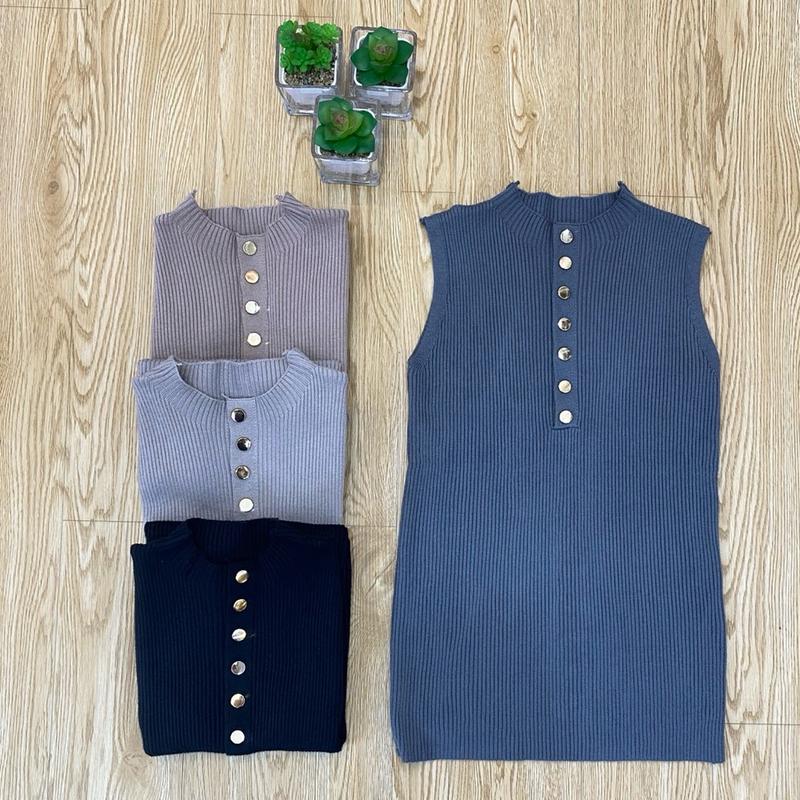 Inner (dalaman) kancing wanita bahan rajut 2