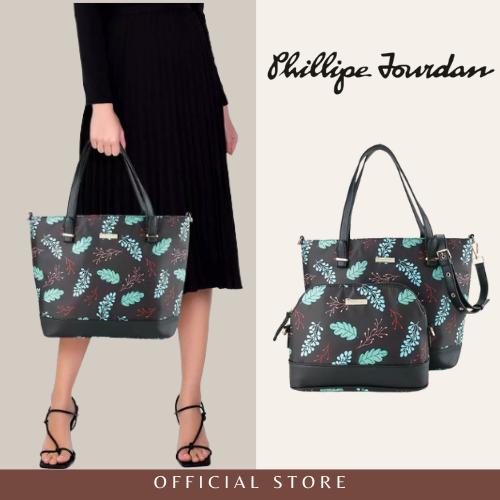 Gambar Tote Bag Wanita Phillipe Jourdan Fontana Hitam (Nylon) dari Phillipe Jourdan Official Store Kota Administrasi Jakarta Barat Tokopedia