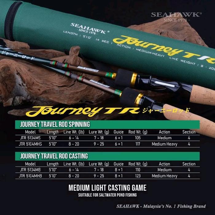Jual ROD SEAHAWK TRAVEL JOURNEY TR - bc 8-20lb - Kab. Sanggau - Randi ...