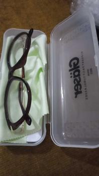 Product Review of Frame Kacamata Yumna - Bisa Minus Plus Cylinder (Free Box+Lap) Biru Frame Perempuan Laki-laki Eyewear vascka from R**a G**o 0