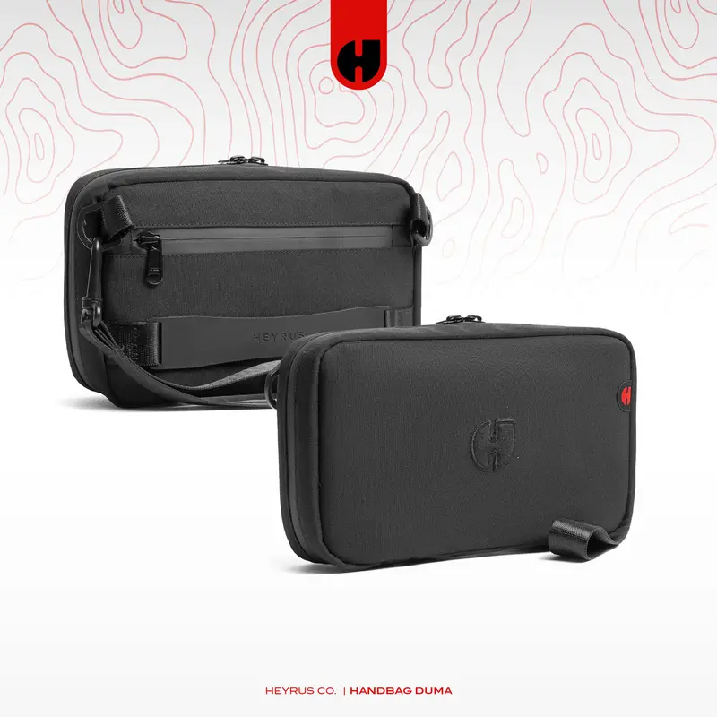 HEYRUS CO I Handbag Duma Clutch Pria Anti Bara Api Multifungsi Tahan Air 2