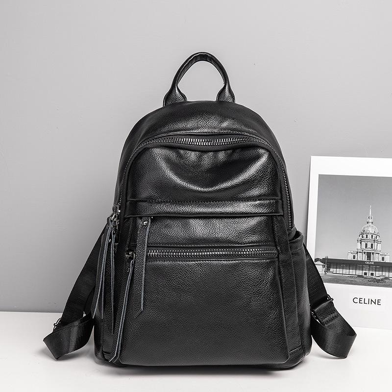 Tas Ransel Bandoeng ID Kekinian Kulit Premium Fashion 2025 - Wanita sekolah Dewasa Backpack 6