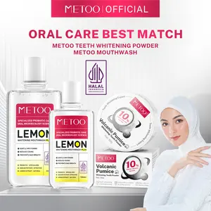 MeToo Teeth Whitening Powder / Whitening Tooth Powder / Probiotik / Pemutih Gigi Mutiara / pembersih karang gigi / menghilangkan kalkulus gigi / memperbaiki gigi kuning / menghilangkan bau mulut / obat kumur karang gigi Memutihkan Perawatan